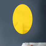 Miroir Ovale en Acrylique Adhésif Mural Stéréo Décoration Intérieure Miroir Souple, 15cm x 10cm, 20cm x 13cm, 30cm x 20cm, 42cm x 27cm