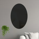 Miroir Ovale en Acrylique Adhésif Mural Stéréo Décoration Intérieure Miroir Souple, 15cm x 10cm, 20cm x 13cm, 30cm x 20cm, 42cm x 27cm