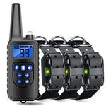 Dressage pour chien anti-aboiements 800m avec télécommande, collier intelligent anti-perturbation par vibration, avec 1 collier, avec 2 colliers, avec 3 colliers