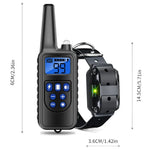 Dressage pour chien anti-aboiements 800m avec télécommande, collier intelligent anti-perturbation par vibration, avec 1 collier, avec 2 colliers, avec 3 colliers