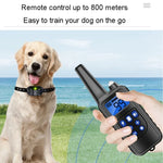 Dressage pour chien anti-aboiements 800m avec télécommande, collier intelligent anti-perturbation par vibration, avec 1 collier, avec 2 colliers, avec 3 colliers