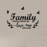 Autocollants Muraux Miroirs Stéréoscopiques Acryliques Familylove Maison Auto-Adhésifs Décoratifs Miroir Souple, Familylove