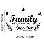 Autocollants Muraux Miroirs Stéréoscopiques Acryliques Familylove Maison Auto-Adhésifs Décoratifs Miroir Souple, Familylove