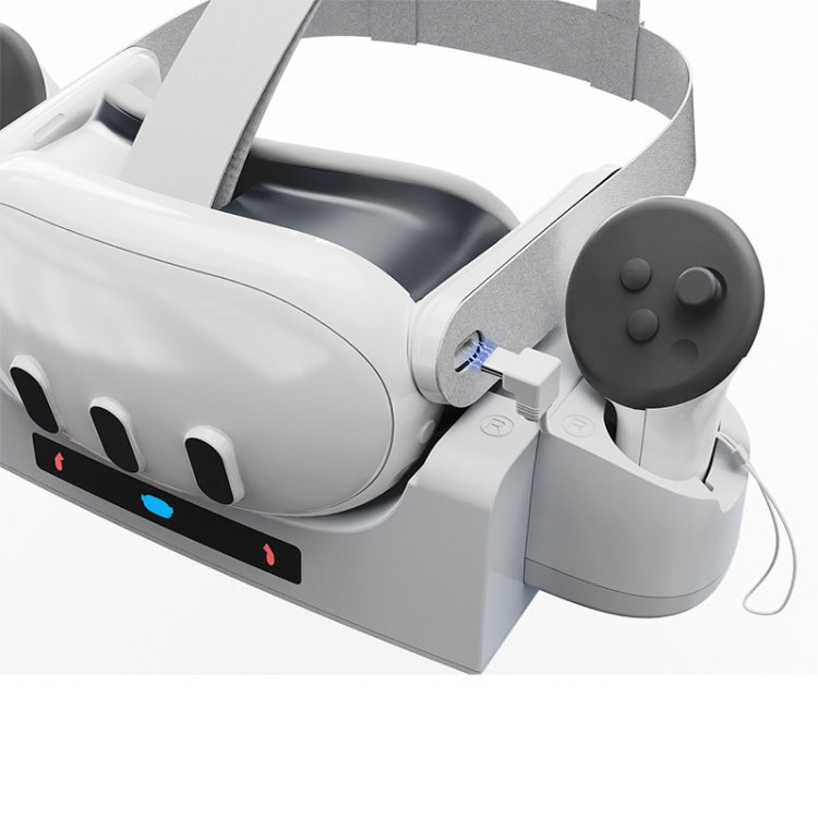 Support de charge mural rapide pour casque VR Meta Quest 3 avec indicateur LED