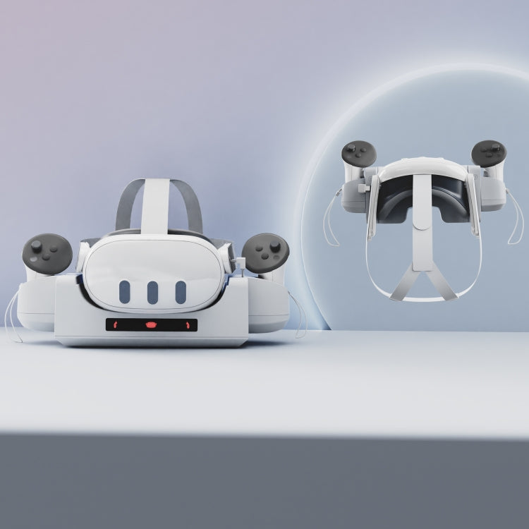Support de charge mural rapide pour casque VR Meta Quest 3 avec indicateur LED