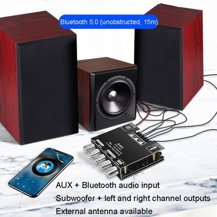 Module amplificateur numérique Bluetooth ZK-MT21 50W x 2 + 100W 2.1 canaux, ZK-MT21