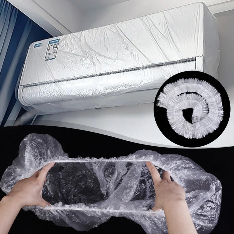 10pcs/sac Housse de protection jetable pour climatiseur, couvercle d'unité intérieure, grand sac élastique, 70x145cm