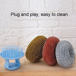 Brosse de nettoyage amovible pour casseroles et vaisselle