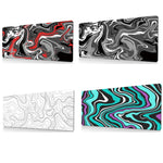 Grand tapis de souris abstrait pour gamer et bureau, dimensions : 300 x 600 x 2mm, 300 x 700 x 2mm, 300 x 800 x 2mm, 400 x 900 x 2mm