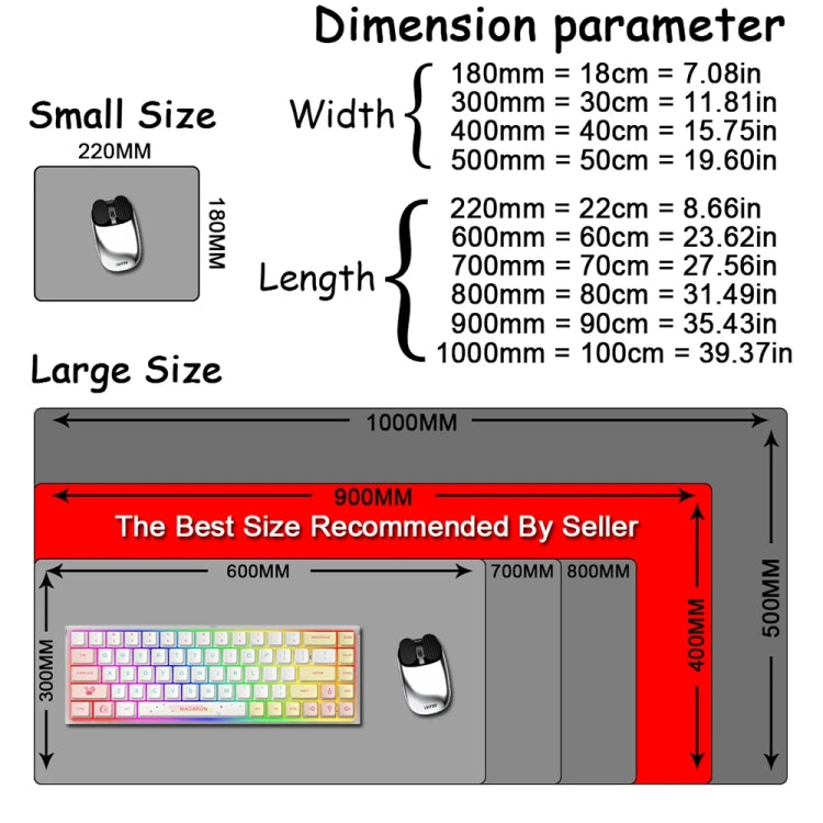 Grand tapis de souris abstrait pour gamer et bureau, dimensions : 300 x 600 x 2mm, 300 x 700 x 2mm, 300 x 800 x 2mm, 400 x 900 x 2mm