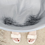 Cape de coupe de cheveux en PE 60 cm, design parapluie, cape de coiffure de salon pour teinture de cheveux et permanente, PE