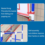 Grand cadre de basket mobile pour enfants, intérieur et extérieur, jouets pour intérieur et extérieur