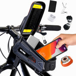 Sac avant rigide WILD MAN M30 1L pour VTT, sac d'équipement cycliste avec écran tactile TPU, M30 (noir), M30 (noir rouge)