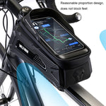 Sac avant rigide WILD MAN M30 1L pour VTT, sac d'équipement cycliste avec écran tactile TPU, M30 (noir), M30 (noir rouge)