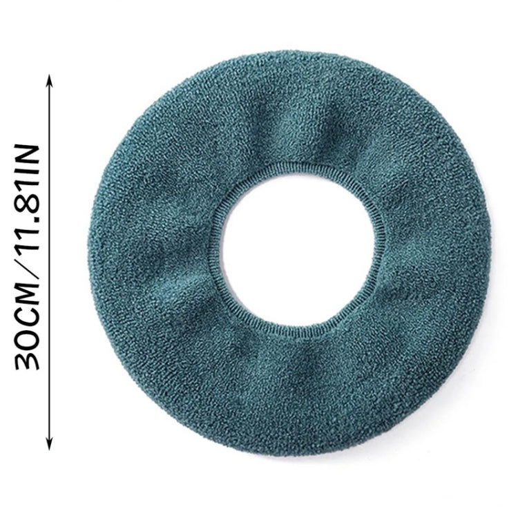 Coussin de toilette universel tricoté lavable, housse de toilette chaude épaissie pour la maison, avec poignée rose, avec poignée gris, avec poignée bleu, plat rose, plat gris, plat bleu