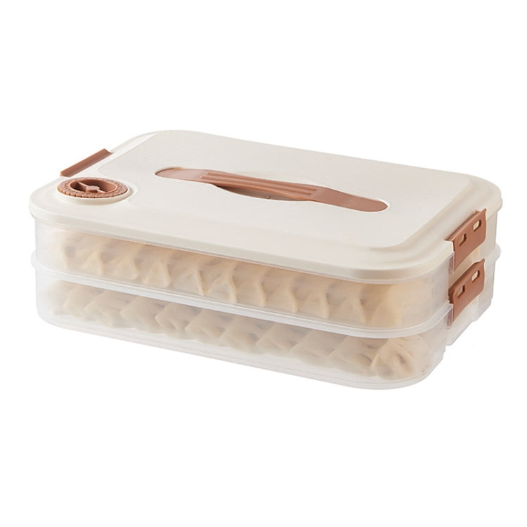 Boîte de Rangement pour Raviolis, Boîte à Raviolis Congelés Frais de Qualité Alimentaire pour la Maison, 2 Couches avec Couvercle, 3 Couches avec Couvercle, 4 Couches avec Couvercle
