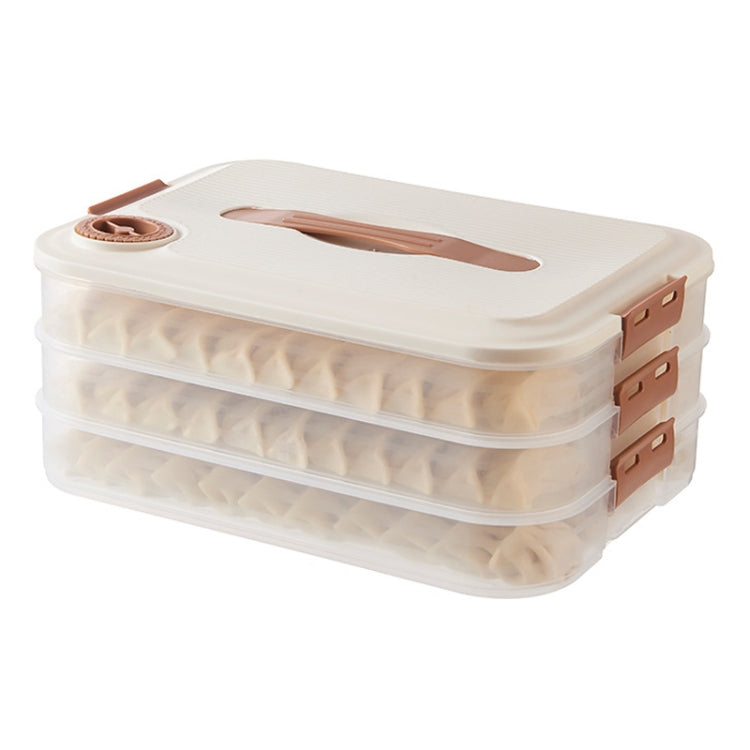 Boîte de Rangement pour Raviolis, Boîte à Raviolis Congelés Frais de Qualité Alimentaire pour la Maison, 2 Couches avec Couvercle, 3 Couches avec Couvercle, 4 Couches avec Couvercle