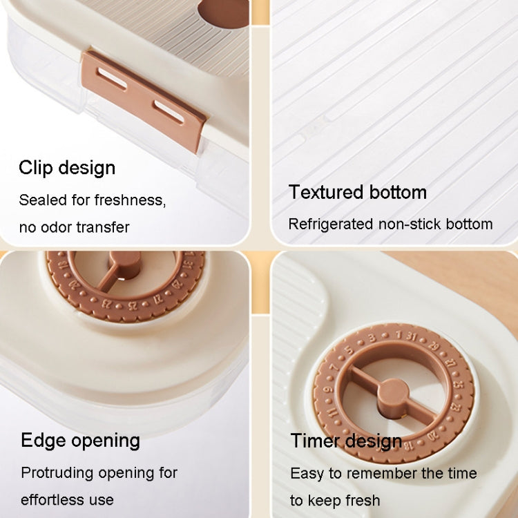 Boîte de Rangement pour Raviolis, Boîte à Raviolis Congelés Frais de Qualité Alimentaire pour la Maison, 2 Couches avec Couvercle, 3 Couches avec Couvercle, 4 Couches avec Couvercle