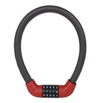 Cadenas à combinaison 5 chiffres pour vélo et véhicule électrique, antivol de sécurité, 40 x 1,72cm, 57 x 1,72cm
