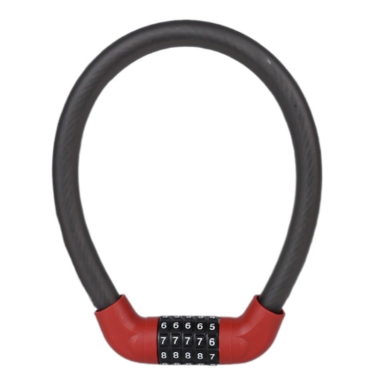 Cadenas à combinaison 5 chiffres pour vélo et véhicule électrique, antivol de sécurité, 40 x 1,72cm, 57 x 1,72cm