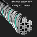 Cadenas à combinaison 5 chiffres pour vélo et véhicule électrique, antivol de sécurité, 40 x 1,72cm, 57 x 1,72cm