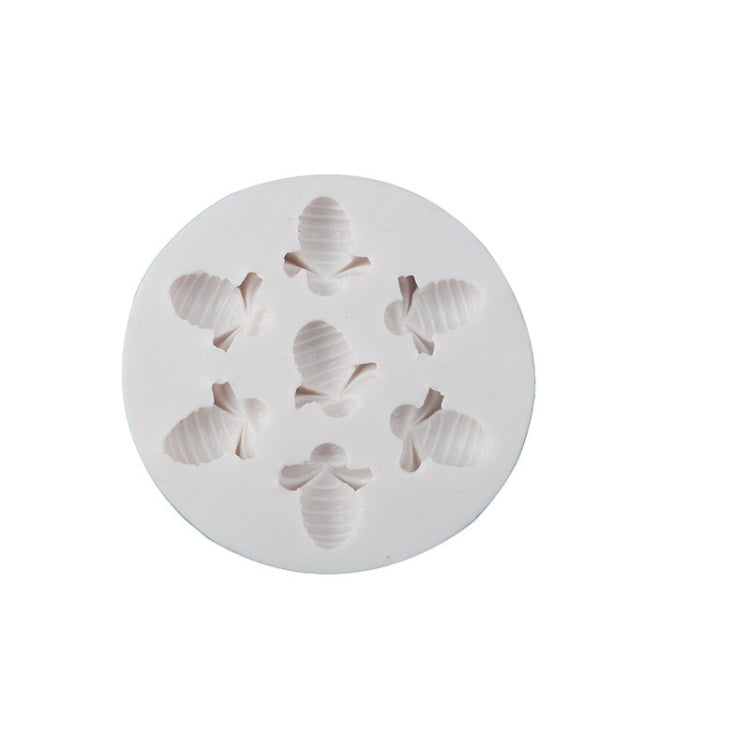Moule en silicone petite abeille pour fondant et chocolat, MK-3171 Rose, MK-3171 Gris clair, MK-3172 Rose, MK-3172 Gris clair