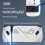 Adaptateur de données 20 Gbit/s pour ASUS ROG Ally/Switch, convertisseur de charge rapide USB-C/Type-C 8K 60 Hz 140 W