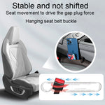 1pair Car Seat Storage Organizer Seat Anti Leakage Seam Fillers, Storage Black, Storage Dark Coffee