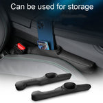 1pair Car Seat Storage Organizer Seat Anti Leakage Seam Fillers, Storage Black, Storage Dark Coffee