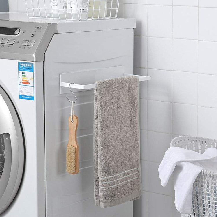 Porte-vêtements mural en métal avec étagère de rangement multifonctionnelle pour placard