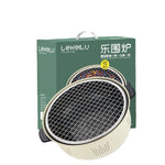 Grill charbon en acier inoxydable pour camping en plein air, cuisinière barbecue autour du thé, style A, style B