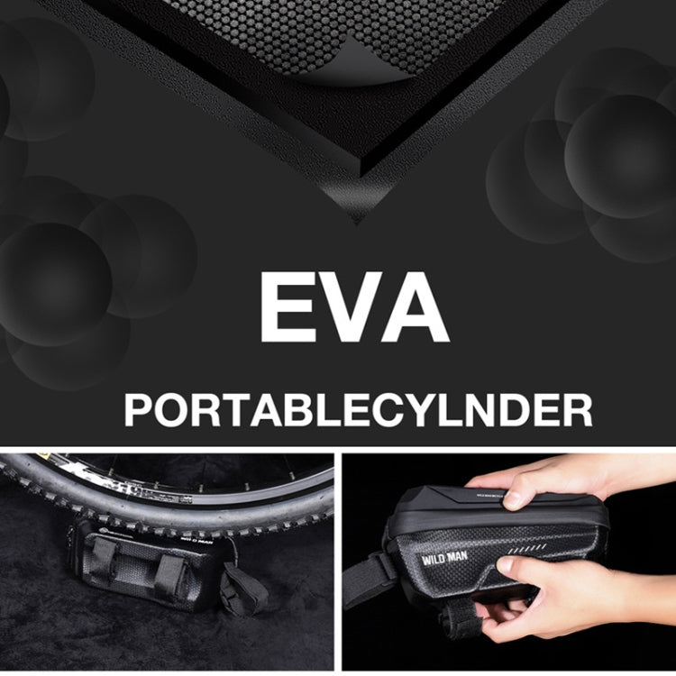 Sac avant rigide EVA WILD MAN MS66 1,2L pour vélo, sac téléphone avec écran tactile, MS66