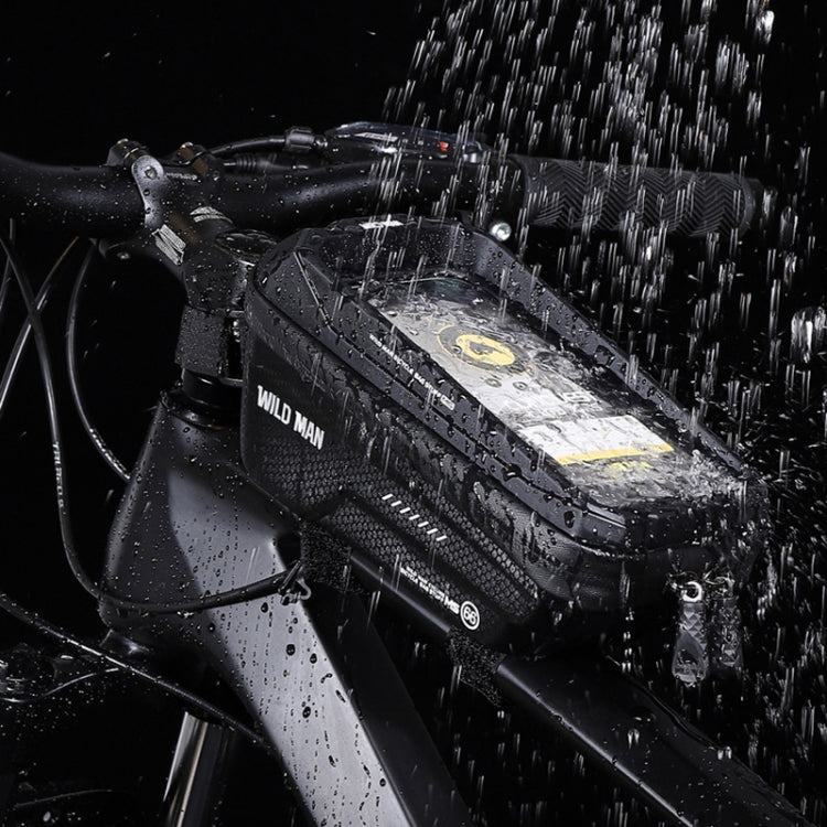 Sac avant rigide EVA WILD MAN MS66 1,2L pour vélo, sac téléphone avec écran tactile, MS66