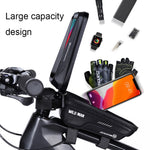 Sac avant rigide EVA WILD MAN MS66 1,2L pour vélo, sac téléphone avec écran tactile, MS66