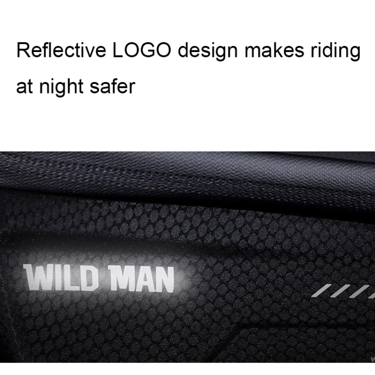 Sac avant rigide EVA WILD MAN MS66 1,2L pour vélo, sac téléphone avec écran tactile, MS66