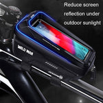 Sac avant rigide EVA WILD MAN MS66 1,2L pour vélo, sac téléphone avec écran tactile, MS66