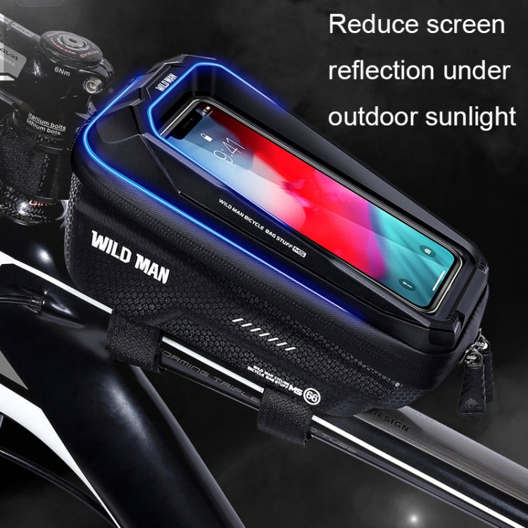 Sac avant rigide EVA WILD MAN MS66 1,2L pour vélo, sac téléphone avec écran tactile, MS66