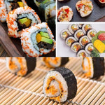 Rideau à sushi en bambou antiadhésif 23 x 22 cm