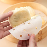 100 feuilles / paquet papier vapeur antiadhésif jetable papier sulfurisé rond pour friteuse à air, 6 pouces (15,2 cm), 7 pouces (17,78 cm), 8 pouces (20,3 cm), 9 pouces (22,86 cm)