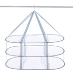 Filet de séchage pliable pour vêtements, séchoir suspendu pour pulls, 51 cm 1 couche, 51 cm 2 couches, 61 cm 1 couche, 61 cm 2 couches, 61 x 76 cm 1 couche, 61 x 76 cm 2 couches, 61 x 76 cm 3 couches