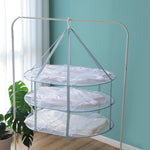 Filet de séchage pliable pour vêtements, séchoir suspendu pour pulls, 51 cm 1 couche, 51 cm 2 couches, 61 cm 1 couche, 61 cm 2 couches, 61 x 76 cm 1 couche, 61 x 76 cm 2 couches, 61 x 76 cm 3 couches