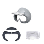 Pour PICO 4 Hibloks VR Lunettes Coussin Protecteur de Visage Avec Ventilateur, 1pc Coton PU, 2pcs Coton PU, 1pc Soie Glacée, 2pcs Soie Glacée