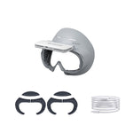 Pour PICO 4 Hibloks VR Lunettes Coussin Protecteur de Visage Avec Ventilateur, 1pc Coton PU, 2pcs Coton PU, 1pc Soie Glacée, 2pcs Soie Glacée