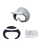 Pour PICO 4 Hibloks VR Lunettes Coussin Protecteur de Visage Avec Ventilateur, 1pc Coton PU, 2pcs Coton PU, 1pc Soie Glacée, 2pcs Soie Glacée