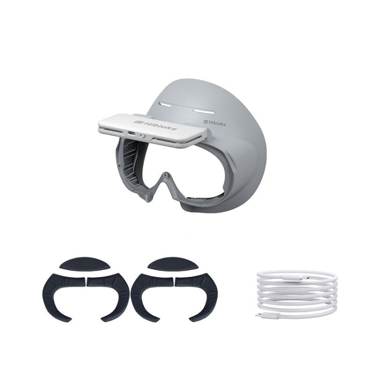 Pour PICO 4 Hibloks VR Lunettes Coussin Protecteur de Visage Avec Ventilateur, 1pc Coton PU, 2pcs Coton PU, 1pc Soie Glacée, 2pcs Soie Glacée