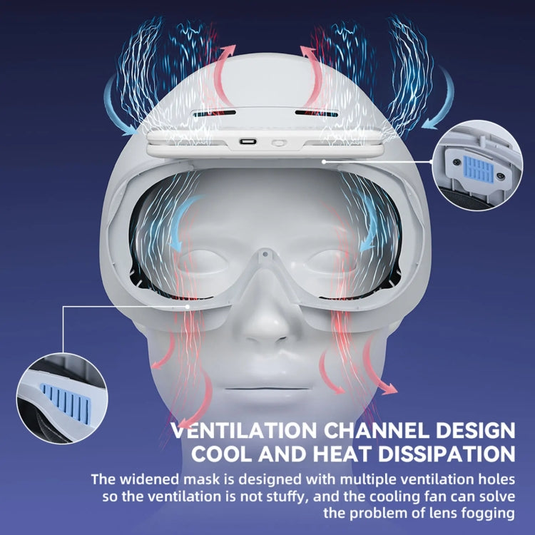 Pour PICO 4 Hibloks VR Lunettes Coussin Protecteur de Visage Avec Ventilateur, 1pc Coton PU, 2pcs Coton PU, 1pc Soie Glacée, 2pcs Soie Glacée