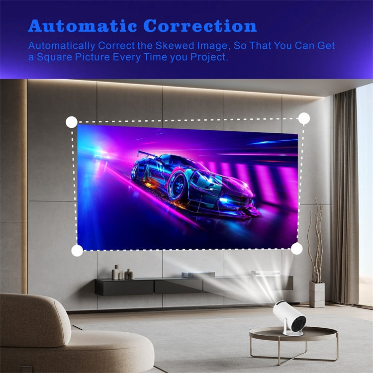 Projecteur intelligent HY300 système Android 11.0 120 lumens projecteur portable, prise US, prise UK, prise AU, prise EU
