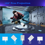 Projecteur intelligent HY300 système Android 11.0 120 lumens projecteur portable, prise US, prise UK, prise AU, prise EU
