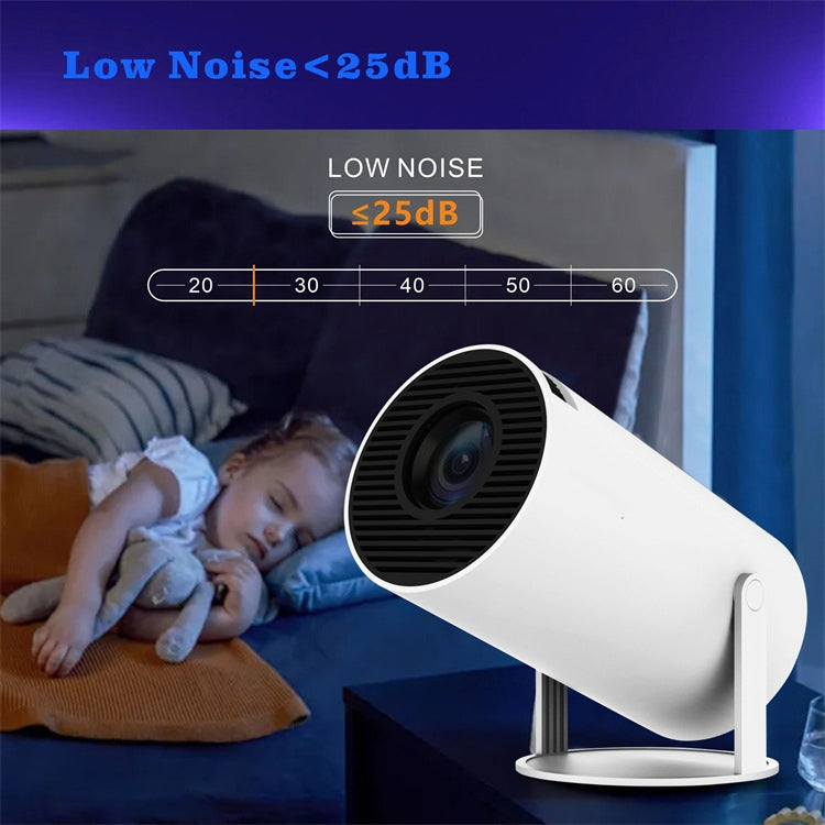 Projecteur intelligent HY300 système Android 11.0 120 lumens projecteur portable, prise US, prise UK, prise AU, prise EU
