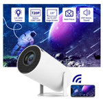 Projecteur intelligent HY300 système Android 11.0 120 lumens projecteur portable, prise US, prise UK, prise AU, prise EU